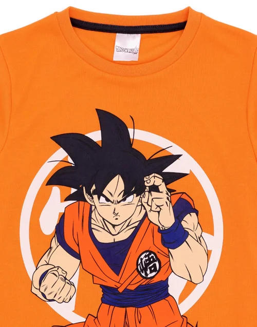 Dragon Ball Z Goku Kids Shortie Pyjamas (5-14 Years) - Age 11-12 Years Image 4