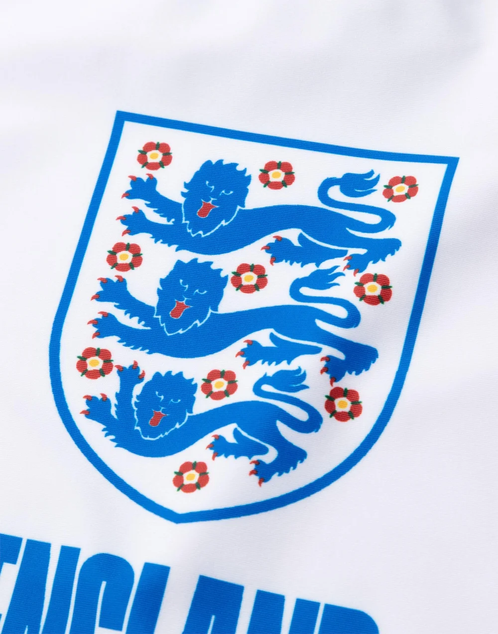 Vanilla Underground England Football Kids Blue Swim Top (2-10 Years) - Age 9-10 Years Image 3