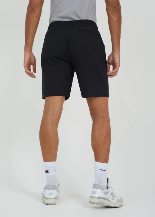 Brave Soul Black Cotton Elasticated Waist Shorts - S Image 2