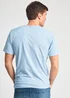 French Connection Blue 3 Pack Cotton Crew Neck Short Sleeve T Shirts - Extra Large Image 3