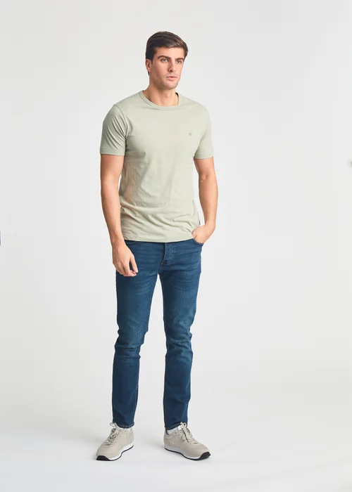 French Connection Navy 3 Pack Cotton Crew Neck Short Sleeve T Shirts - Large Image 4