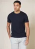 French Connection Navy 3 Pack Cotton Crew Neck Short Sleeve T Shirts - Large Image 5