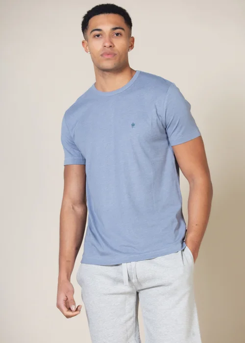 French Connection Navy 3 Pack Cotton Crew Neck Short Sleeve T Shirts - Large Image 3