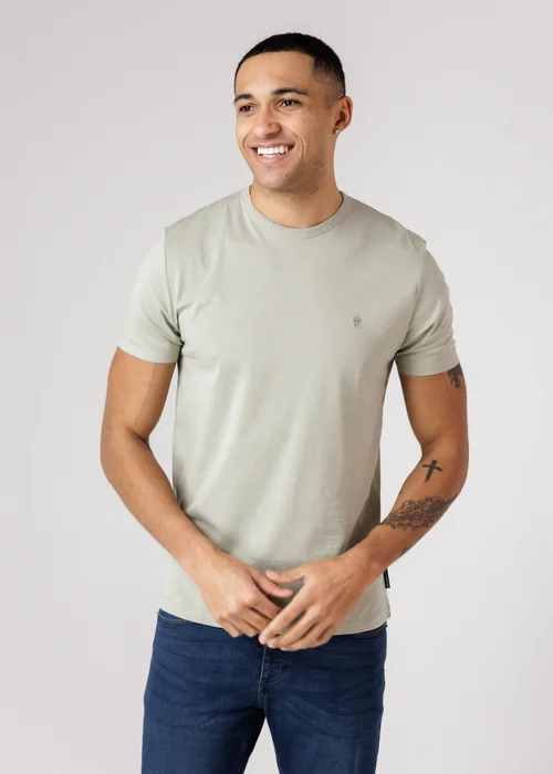 French Connection Blue 5 Pack Cotton Crew Neck Short Sleeve T Shirts - M Image 2