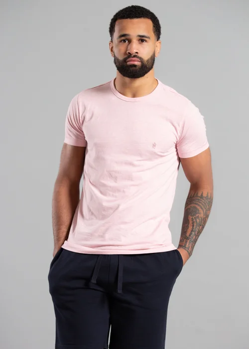 French Connection Blue 5 Pack Cotton Crew Neck Short Sleeve T Shirts - Large Image 2