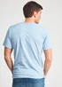 French Connection Blue 5 Pack Cotton Crew Neck Short Sleeve T Shirts - Large Image 3