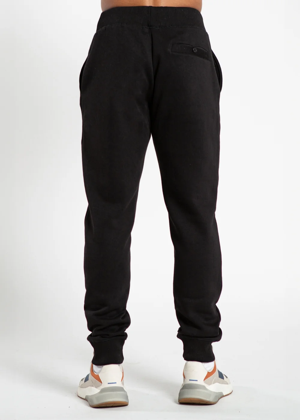 French Connection Black Cotton Blend Joggers - L Image 2