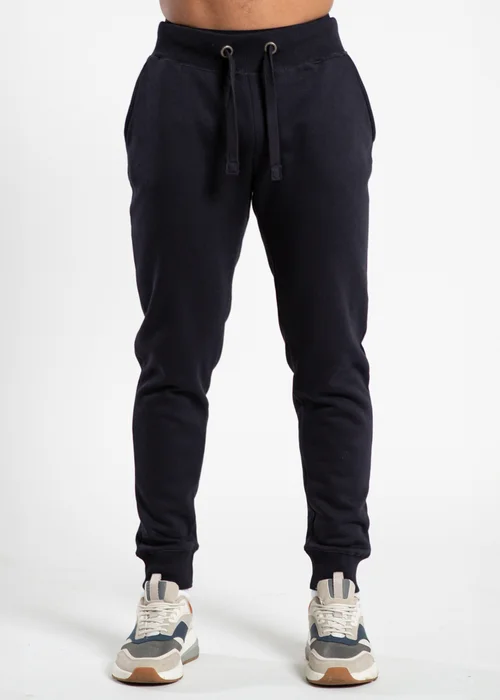 French Connection Navy Cotton Blend Joggers - XL Image 1