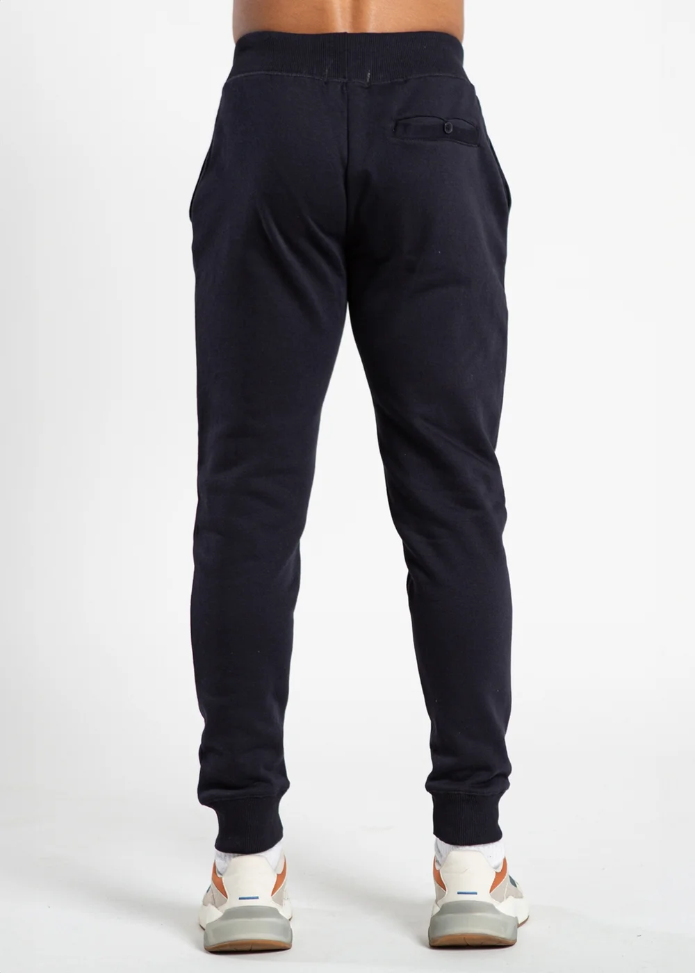 French Connection Navy Cotton Blend Joggers - XL Image 2