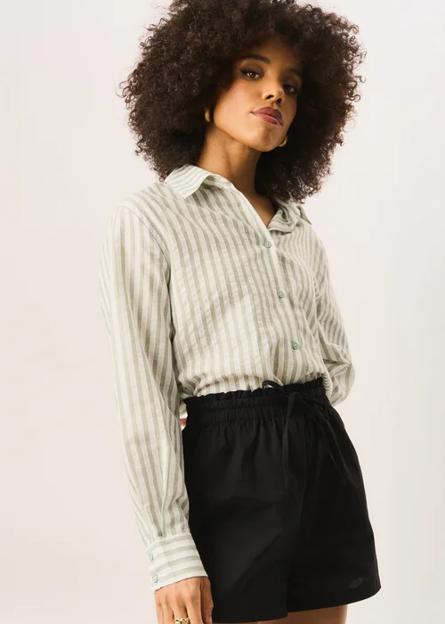 Gini London Black Draw String Short - 14 Image 4