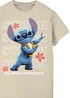Disney Stitch Island Harmony Sand Boyfriend Fit T Shirt - Medium Image 2
