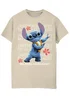 Disney Stitch Island Harmony Sand Boyfriend Fit T Shirt - Medium Image 1