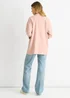 Gini London Blush Oversized Tailored Blazer - S/M Image 2