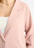 Gini London Blush Oversized Tailored Blazer - S/M Image 3