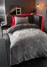 Catherine Lansfield Game Over Glow in the Black Fleece Duvet Cover Set - Single Image 1