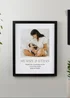 Personalised Memento Company Square Photo Upload Black Poster Frame - One Size Image 2