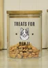 Personalised Memento Company Clear Dog Breed Glass Treat Jar - One Size Image 2