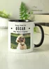 Personalised Memento Company Pet Photo Upload Black Handled Mug - One Size Image 3