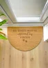Personalised Memento Company Approved By The Pet Brown Half Moon Indoor Doormat - One Size Image 3