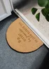 Personalised Memento Company Approved By The Pet Brown Half Moon Indoor Doormat - One Size Image 2