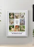 Personalised Memento Company Pet Multi Photo Upload White Framed Print - One Size Image 2