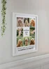 Personalised Memento Company Pet Multi Photo Upload White Framed Print - One Size Image 1