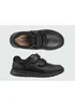 ToeZone Boys Black Strike Football Rip Tape School Shoes - Size 8 infants Image 2