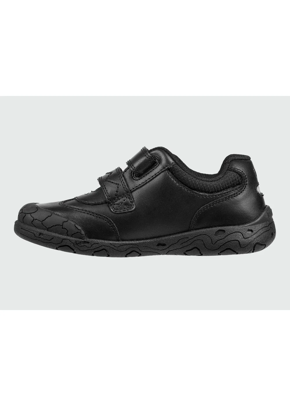 ToeZone Boys Black Luca Dinosaur Rip Tape School Shoes (Younger 8 - Older 2) - 13 Infants Image 4