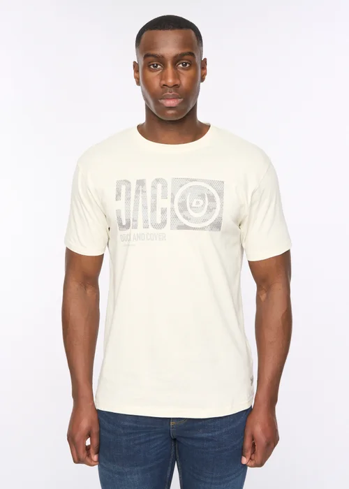 Duck & Cover Off White Hexocamo T-Shirt - Large Image 1