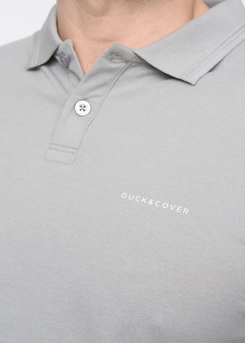 Duck & Cover Grey Limatar Polo - Small Image 4