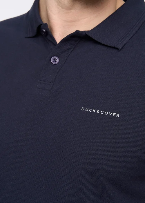 Duck & Cover Navy Limatar Polo - Small Image 4