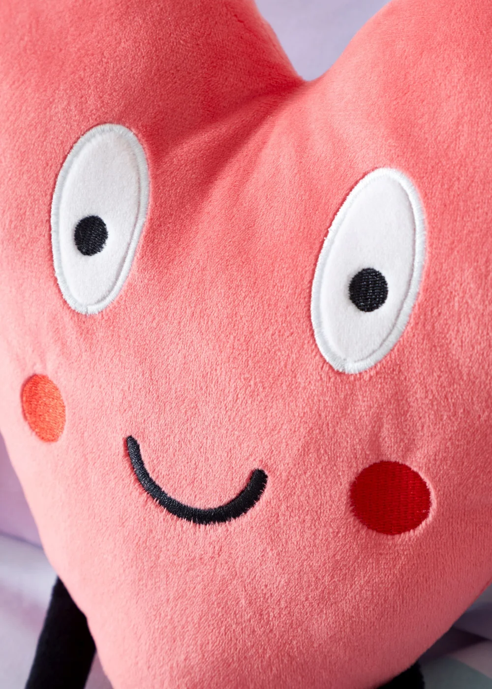 Catherine Lansfield Pink Red Forever Together Sweet Hearts Magnetic Hands Cushions - One Size Image 2