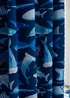 Catherine Lansfield Kids Jawsome Shark Fully Reversible Eyelet Curtain Navy Blue - 66W X 72D (168x183cm) Image 4