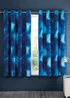 Catherine Lansfield Ombre Stars Fully Reversible Eyelet Curtains Blue - 66W X 72D (168x183cm) Image 3