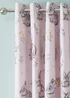 Catherine Lansfield Bunny Tails Ditsy Flowers Fully Reversible Eyelet Curtains Pink - 66W X 72D (168x183cm) Image 1