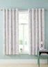 Catherine Lansfield Bunny Tails Ditsy Flowers Fully Reversible Eyelet Curtains Pink - 66W X 72D (168x183cm) Image 4
