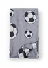 Catherine Lansfield Cosy Grey Football Fleece Blanket Throw - One Size Image 4