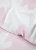 Catherine Lansfield Brushed Cotton Hearts Reversible Double Duvet Cover Set Pink - Junior Image 4