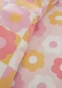 Catherine Lansfield Retro Daisy Reversible Duvet Cover Set Pink - Single Image 4