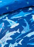 Catherine Lansfield Kids Jawsome Shark Reversible Duvet Cover Set Navy Blue - Junior Image 4