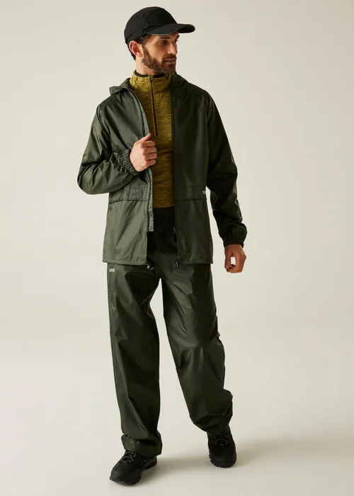 Regatta Dark Olive Adult Stormbreak Waterproof Hydrofort Jacket - M Image 3