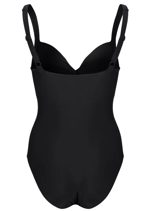 Regatta Black Sakari Swim Costume - Size 12 Image 4
