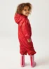 Regatta Pepper Kids Puddle IV Ruby Waterproof Breathable Isolite Rainsuit (6 Months - 6 Years) - Age 4-5 Years Image 2