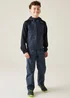 Regatta Dark Blue Kids Pack It Waterproof Breathable Isolite Overtrousers - Age 7-8 Years Image 3