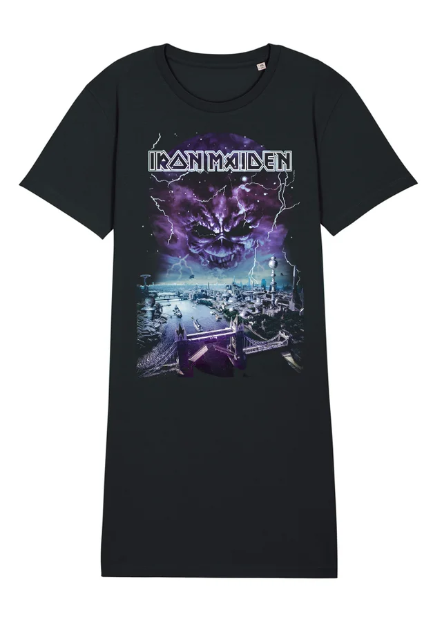 Spiral Galaxy Iron Maiden London Black Nightdress