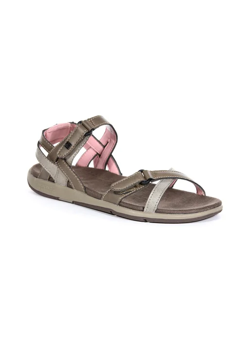Regatta Walnut Mellowrose Santa Cruz EVA Cushioned Sandals - 4 Image 2