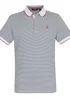 Regatta White/Navy Stripe Tiver Polo Shirt - 4XL Image 5