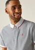 Regatta White/Navy Stripe Tiver Polo Shirt - 4XL Image 4