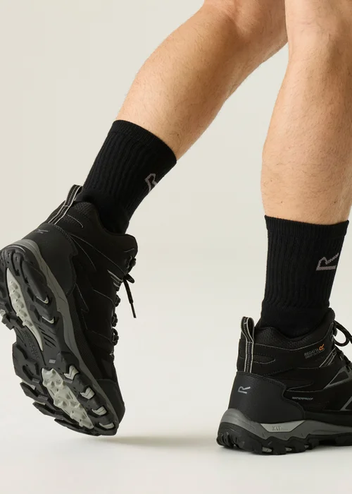 Regatta Black Granit Holcombe III Waterproof Breathable Isotex Walking Boots - Size 6.5 Adult Footwear Image 3