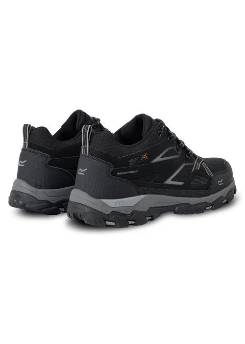 Regatta Black Granite Holcombe Low III Waterproof Breathable Isotex Walking Shoes - 6.5 Image 2